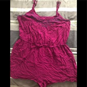Purple romper
